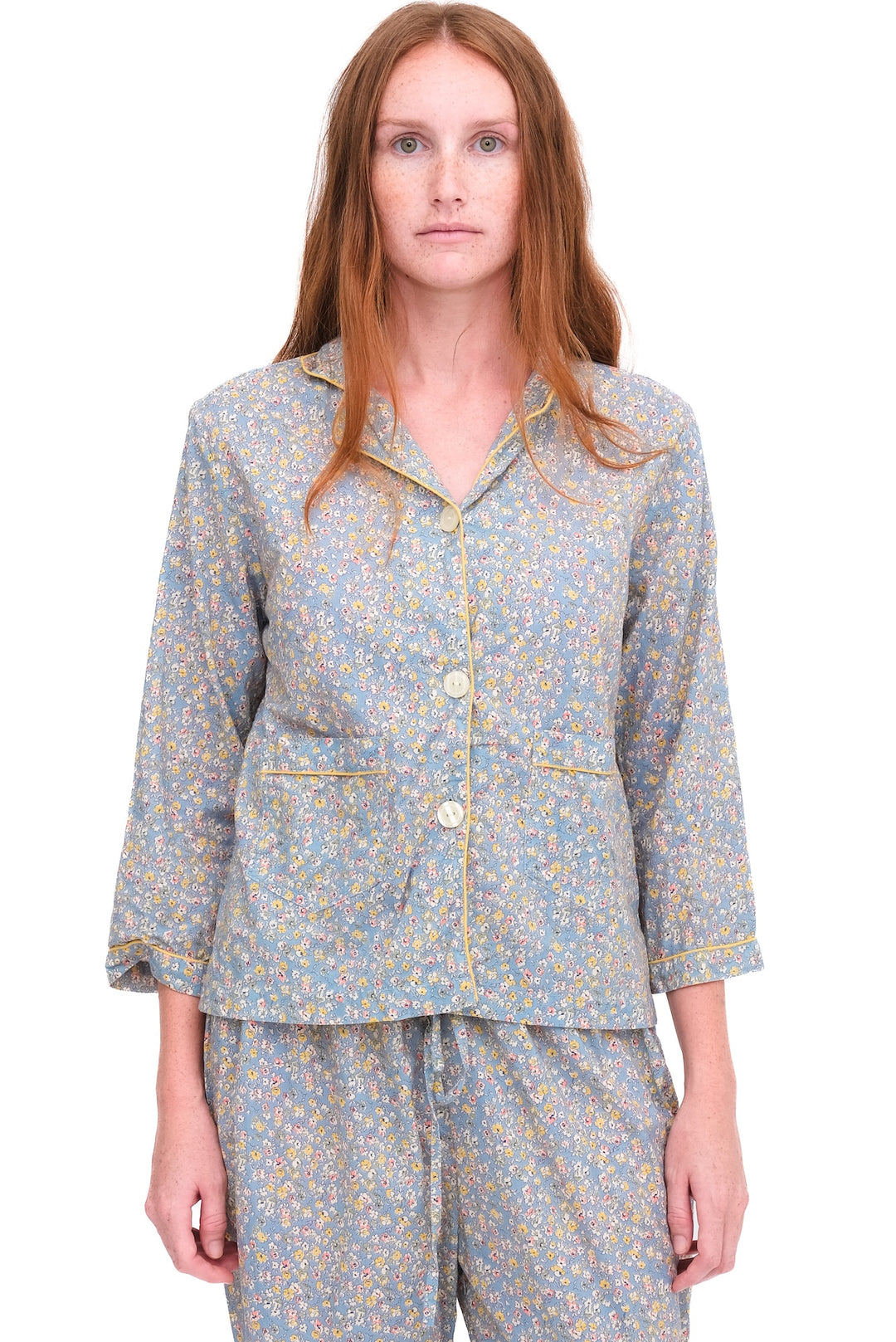 Classic Pajama Set, Hilda - 100% Organic Cotton Sleepwear | Domi