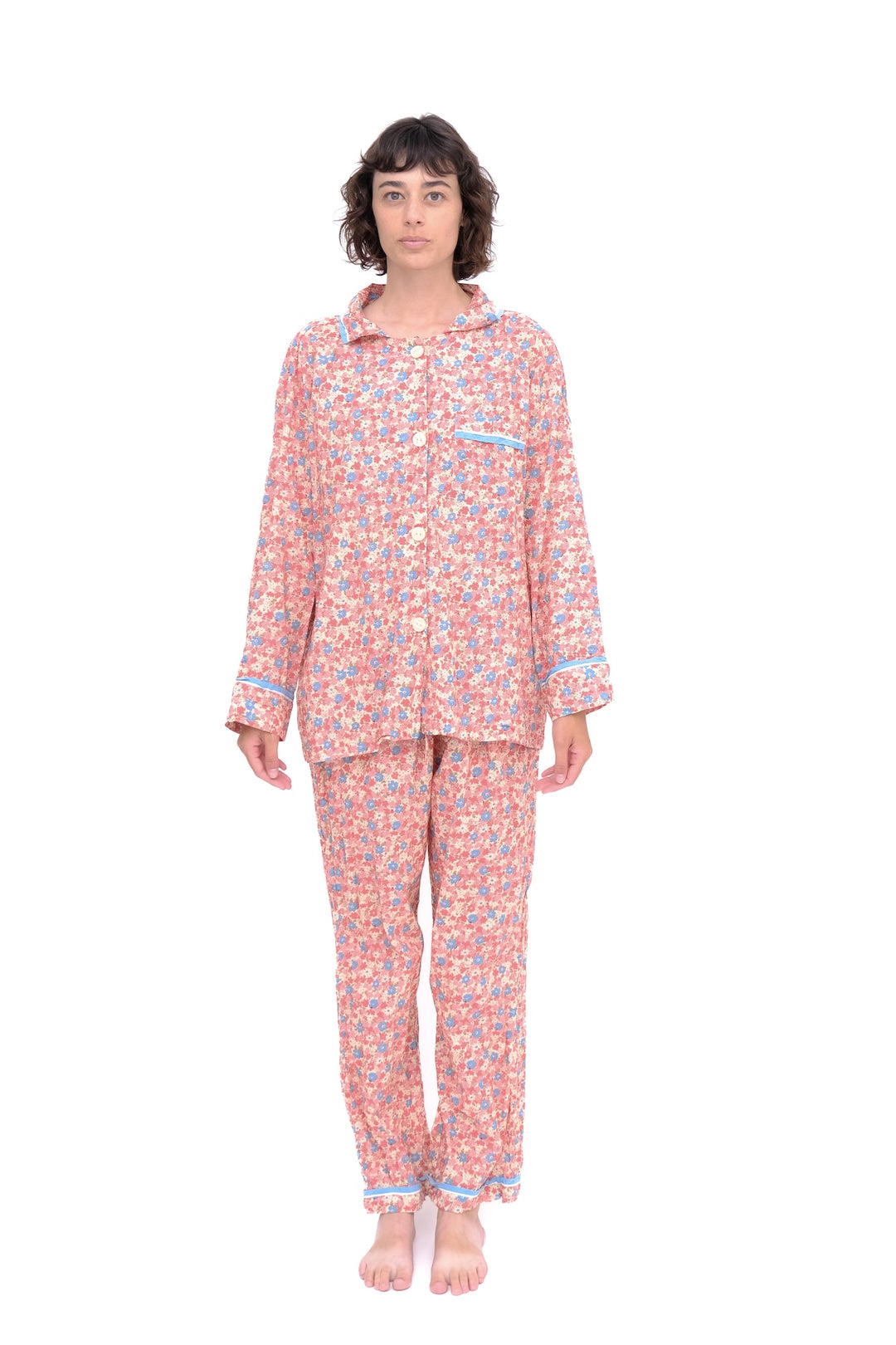 Oversize Pajama Set, Isla - 100% Organic Cotton Sleepwear | Domi