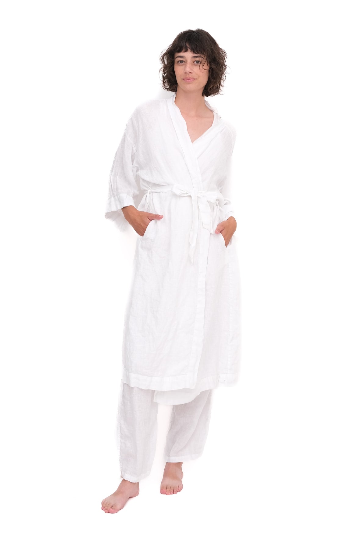 white linen dressing gown White Linen Bathrobe, Linen Loungewear, Wedding Linen Robe, Spring Bathrobe for Bridesmaids, Linen Dress, Gown Sleepwear, Bride Robe