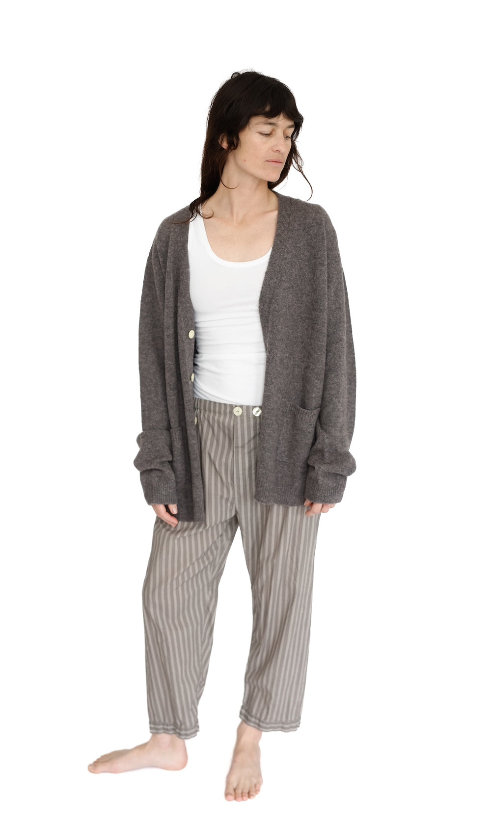 Bed Sweater, Grey - D o m i  