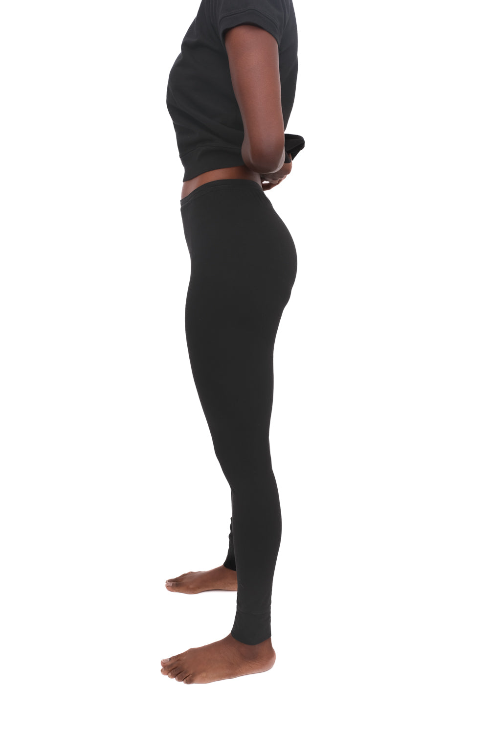Premium slimskinny leggings Lサイズ ブラック Leggings, Black - 100% Organic Cotton Loungewear | Domi – D o m i